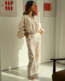 OVER SIZE COMFY SET BEIGE