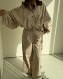 OVER SIZE COMFY SET BEIGE