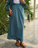 MODEST LINEN SET BLUE