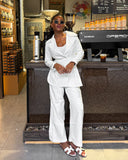 LINEN WHITE SET