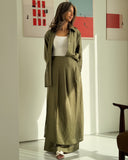 MODEST LINEN SET OLIVE GREEN
