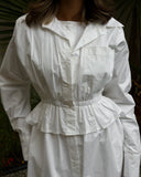WHITE MIDI FANCY DRESS
