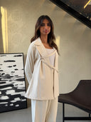 CREAMY SUIT SET