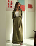 MODEST LINEN SET OLIVE GREEN